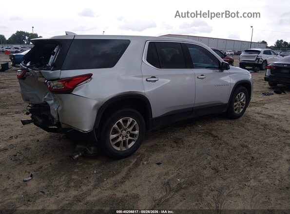 1GNERFKW6MJ138536 2021 CHEVROLET TRAVERSE Silver უკანა მარჯვენა