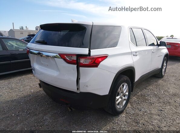 1GNERFKW8MJ114013 2021 CHEVROLET TRAVERSE White უკანა მარჯვენა