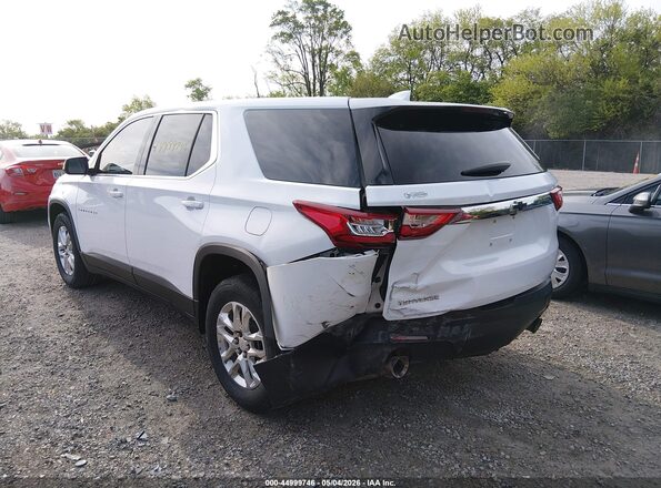 1GNERFKW8MJ114013 2021 CHEVROLET TRAVERSE White უკანა მარცხენა