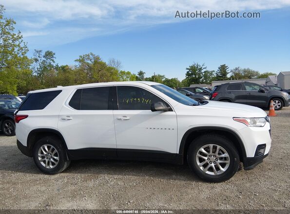 1GNERFKW8MJ114013 2021 CHEVROLET TRAVERSE White უკანა სალონის ხედი