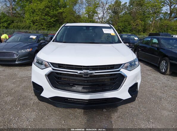1GNERFKW8MJ114013 2021 CHEVROLET TRAVERSE White ხელსაწყოთა პანელის ხედი