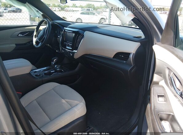 1GNERFKWXPJ110291 2023 CHEVROLET TRAVERSE Silver Widok wnętrza z przodu
