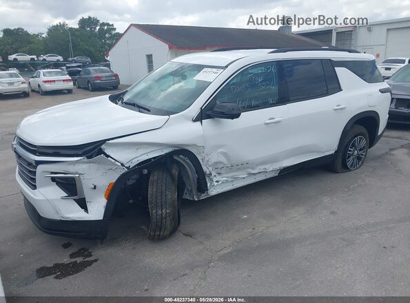 1GNERGKS8RJ237658 2024 CHEVROLET TRAVERSE White Передня ліва чверть
