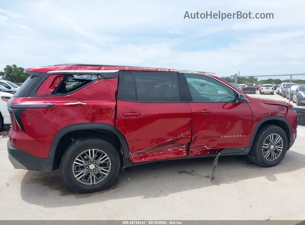 1GNERGKSXRJ164468 2024 CHEVROLET TRAVERSE Red Rear interior view