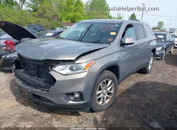 1GNERGKW0JJ108398 2018 CHEVROLET TRAVERSE Gray 