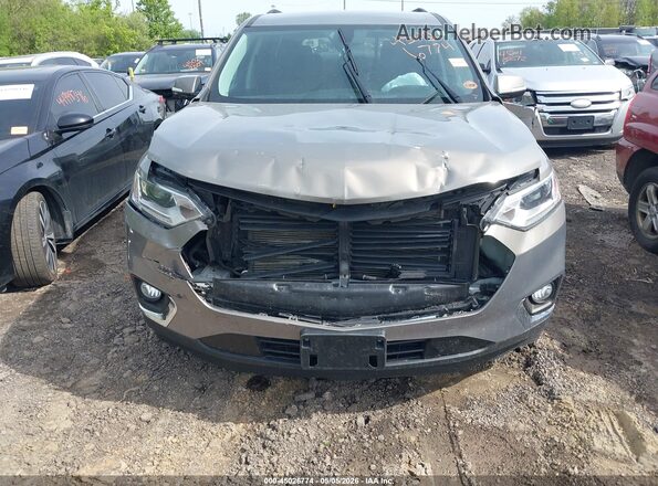 1GNERGKW0JJ108398 2018 CHEVROLET TRAVERSE Gray 