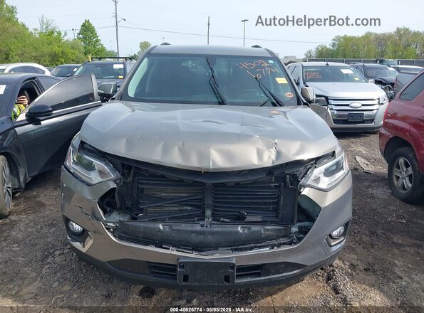 1GNERGKW0JJ108398 2018 CHEVROLET TRAVERSE Gray 