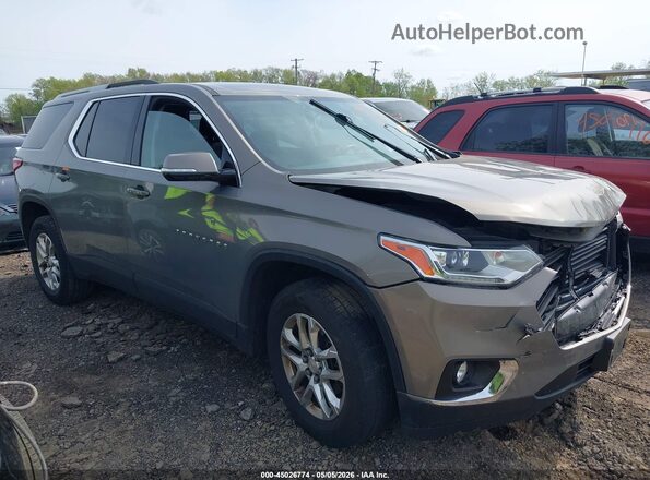 1GNERGKW0JJ108398 2018 CHEVROLET TRAVERSE Gray 