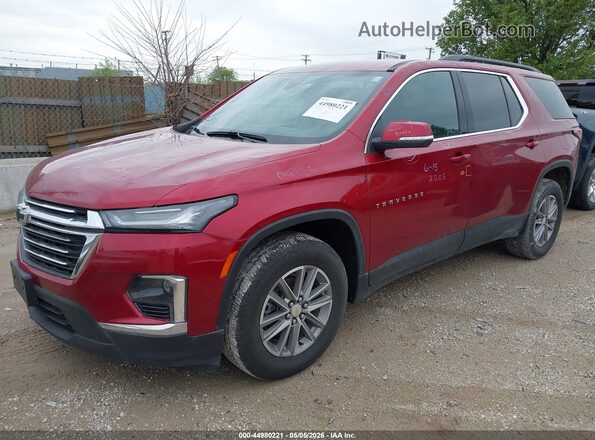 1GNERGKW1PJ342591 2023 CHEVROLET TRAVERSE Красный Передняя левая четверть