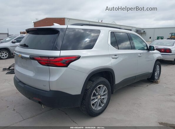 1GNERGKW2NJ100454 2022 CHEVROLET TRAVERSE Silver უკანა მარჯვენა