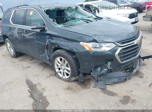 1GNERGKW4KJ186975 2019 CHEVROLET TRAVERSE Black Front view