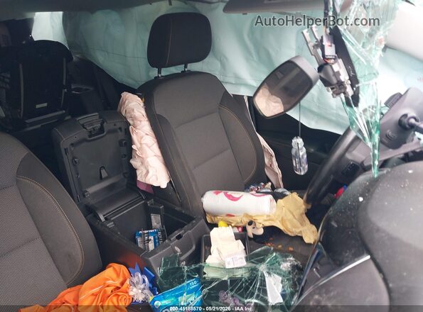 1GNERGKW4KJ186975 2019 CHEVROLET TRAVERSE Black Front interior view