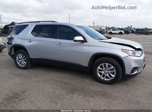 1GNERGKW4MJ111583 2021 CHEVROLET TRAVERSE Серебряный Вид задней части салона