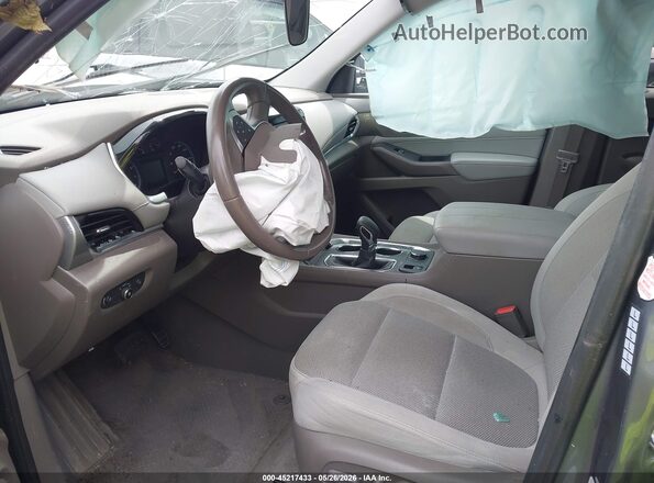 1GNERGKW4MJ151789 2021 CHEVROLET TRAVERSE Gray წინა სალონის ხედი