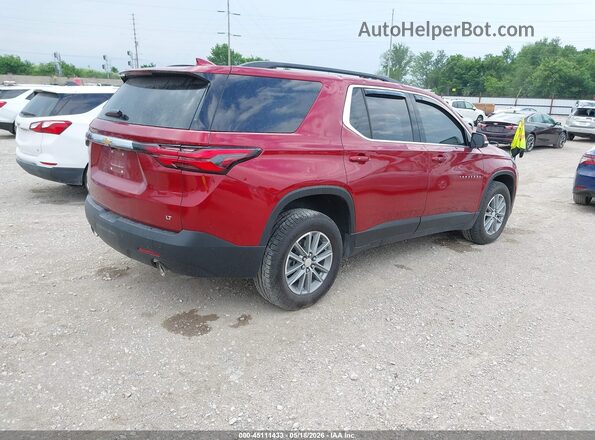 1GNERGKW4PJ114455 2023 CHEVROLET TRAVERSE Red უკანა მარჯვენა