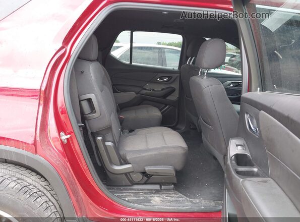 1GNERGKW4PJ114455 2023 CHEVROLET TRAVERSE Red VIN კოდის სტიკერის ხედი