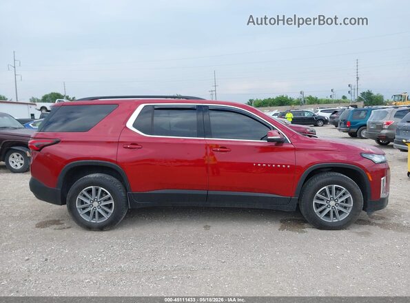 1GNERGKW4PJ114455 2023 CHEVROLET TRAVERSE Red უკანა სალონის ხედი