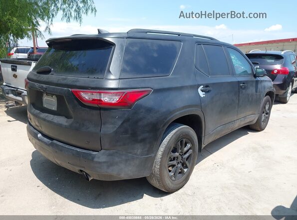 1GNERGKW5MJ247155 2021 CHEVROLET TRAVERSE Black უკანა მარჯვენა