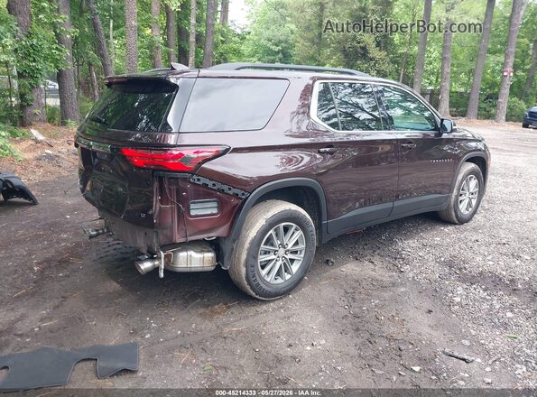 1GNERGKW6PJ235343 2023 CHEVROLET TRAVERSE Burgundy Rear right