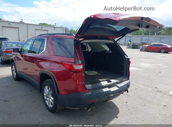 1GNERGKW7LJ225799 2020 CHEVROLET TRAVERSE Red Rear left