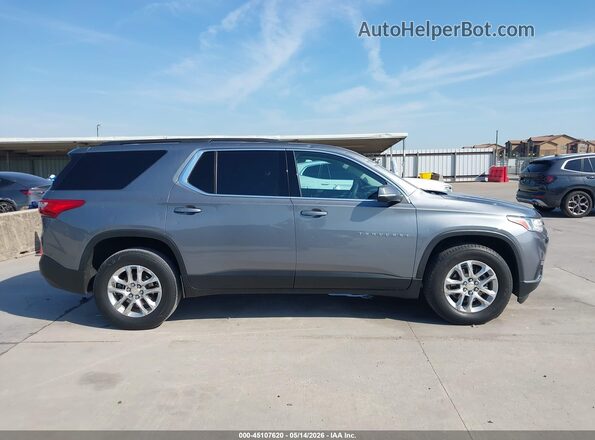 1GNERGKW8MJ140102 2021 CHEVROLET TRAVERSE Gray უკანა სალონის ხედი