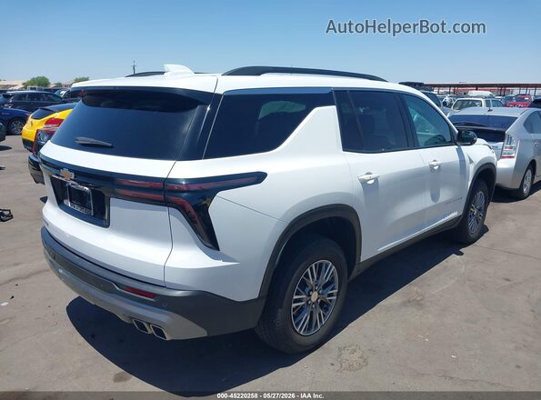 1GNERGRS5SJ150876 2025 CHEVROLET TRAVERSE White 