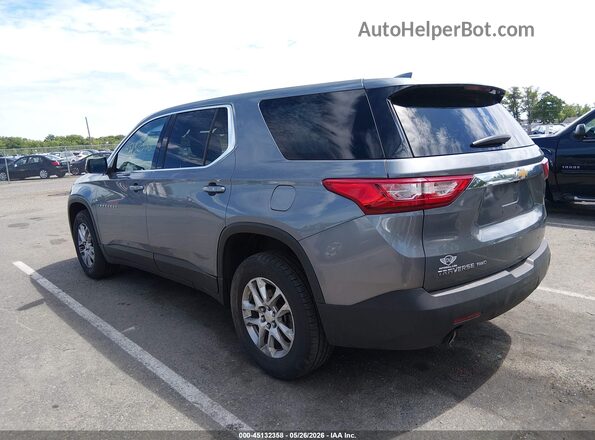 1GNEVFKW7MJ129601 2021 CHEVROLET TRAVERSE Gray Tył lewy