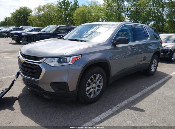 1GNEVFKW7MJ129601 2021 CHEVROLET TRAVERSE Gray Przód lewy