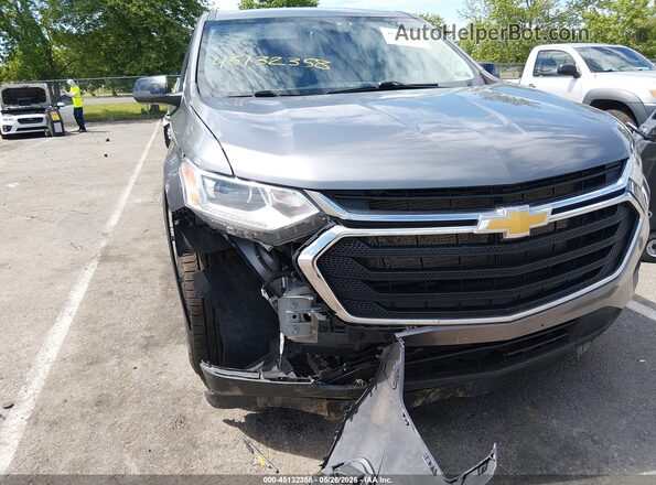 1GNEVFKW7MJ129601 2021 CHEVROLET TRAVERSE Gray Widok z przodu
