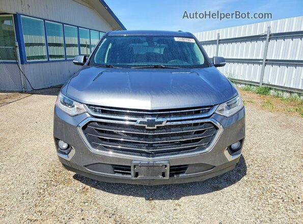 1GNEVGKW1LJ167152 2020 CHEVROLET TRAVERSE Gray Front view