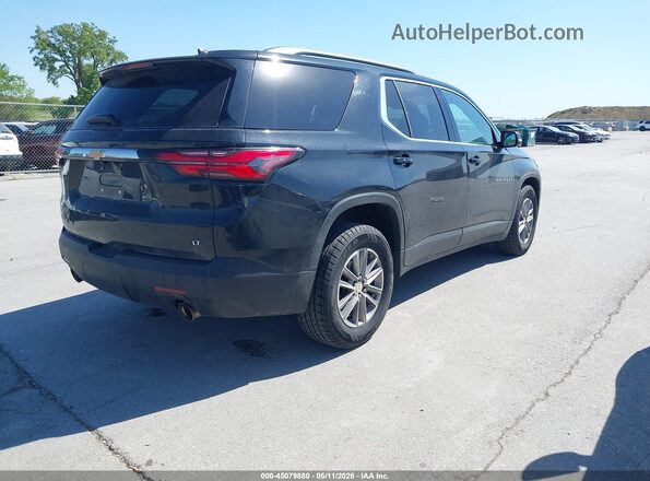 1GNEVGKW2NJ101048 2022 CHEVROLET TRAVERSE Black Trasero derecho