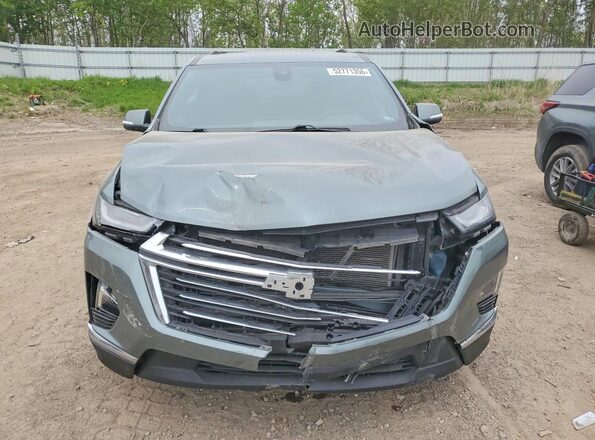 1GNEVGKW4NJ113069 2022 CHEVROLET TRAVERSE Green Դիմացի տեսք