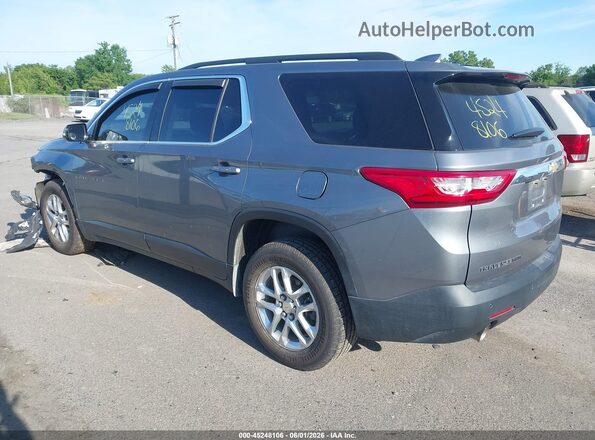 1GNEVGKW5KJ282996 2019 CHEVROLET TRAVERSE Gray უკანა მარცხენა