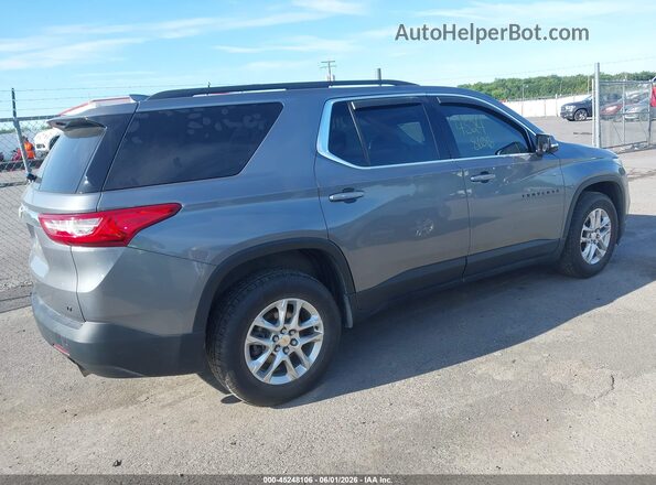 1GNEVGKW5KJ282996 2019 CHEVROLET TRAVERSE Gray უკანა მარჯვენა