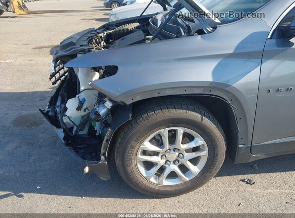 1GNEVGKW5KJ282996 2019 CHEVROLET TRAVERSE Gray წინა ხედი