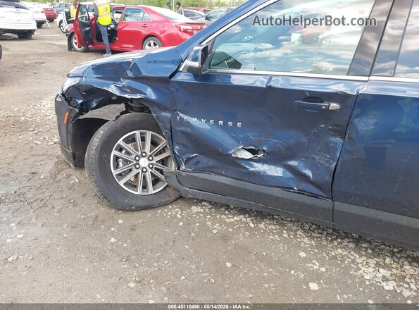 1GNEVGKW8NJ154613 2022 CHEVROLET TRAVERSE Blue Դիմացի տեսք