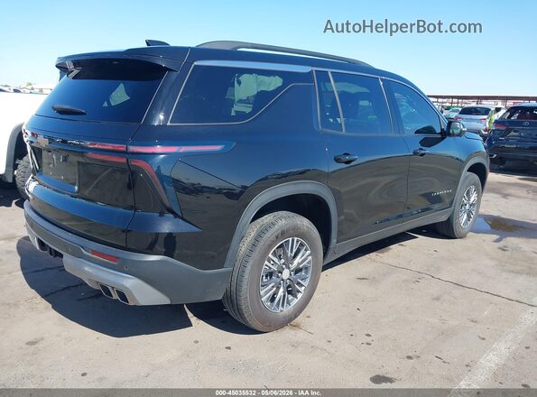 1GNEVGRS3SJ217499 2025 CHEVROLET TRAVERSE Black Trasero derecho