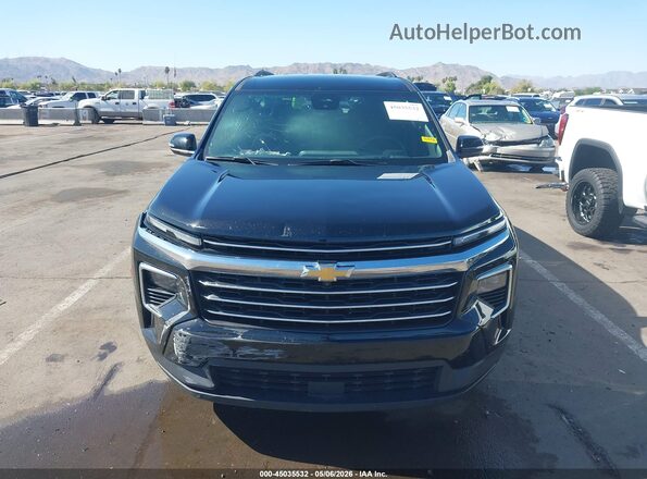 1GNEVGRS3SJ217499 2025 CHEVROLET TRAVERSE Black Vista del cuadro de instrumentos