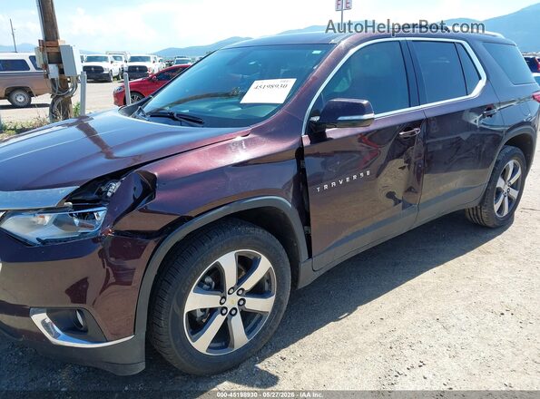 1GNEVHKW9JJ214060 2018 CHEVROLET TRAVERSE Burgundy Front view