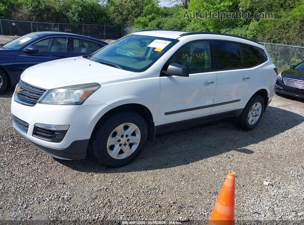 1GNKRFED1HJ309793 2017 CHEVROLET TRAVERSE White Przód lewy