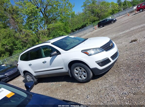 1GNKRFED1HJ309793 2017 CHEVROLET TRAVERSE White Widok wnętrza z tyłu