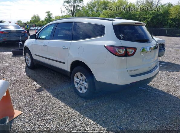 1GNKRFED1HJ309793 2017 CHEVROLET TRAVERSE White Tył lewy