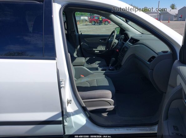 1GNKRFED1HJ309793 2017 CHEVROLET TRAVERSE White Widok wnętrza z przodu