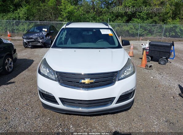 1GNKRFED1HJ309793 2017 CHEVROLET TRAVERSE White Widok zestawu wskaźników