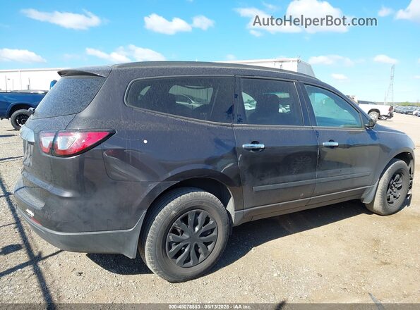 1GNKRFED3HJ239441 2017 CHEVROLET TRAVERSE Gray Rear interior view
