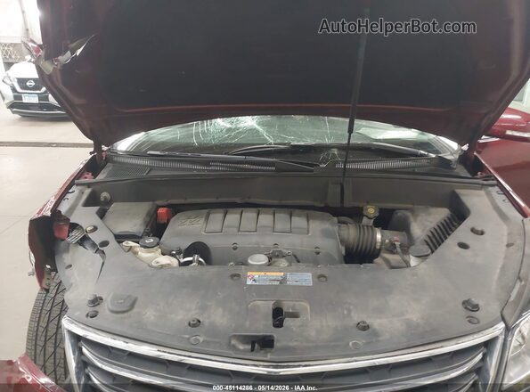 1GNKRGKDXHJ313271 2017 CHEVROLET TRAVERSE Темно-бордовый Вид сзади