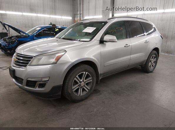 1GNKVGKD3HJ289228 2017 CHEVROLET TRAVERSE Silver Առջևի ձախ երեք քառորդ տեսարան