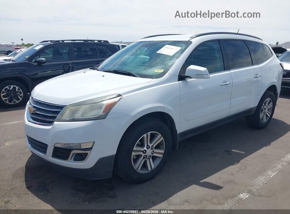 1GNKVGKD6HJ263674 2017 CHEVROLET TRAVERSE White Առջևի ձախ երեք քառորդ տեսարան
