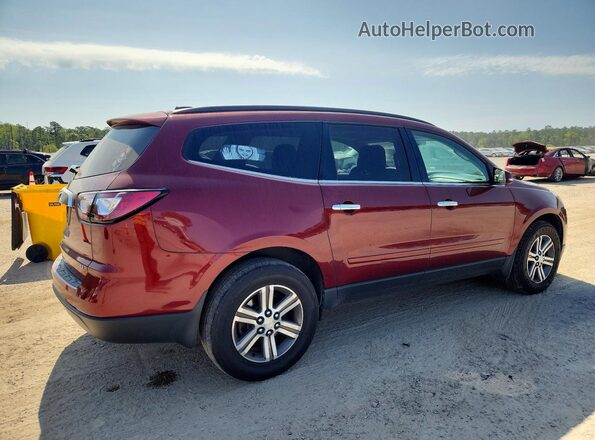1GNKVGKDXHJ204496 2017 CHEVROLET TRAVERSE Red Trasero derecho