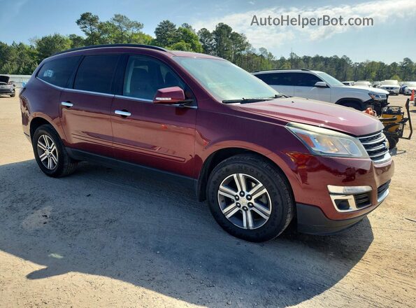 1GNKVGKDXHJ204496 2017 CHEVROLET TRAVERSE Red Delantero derecho